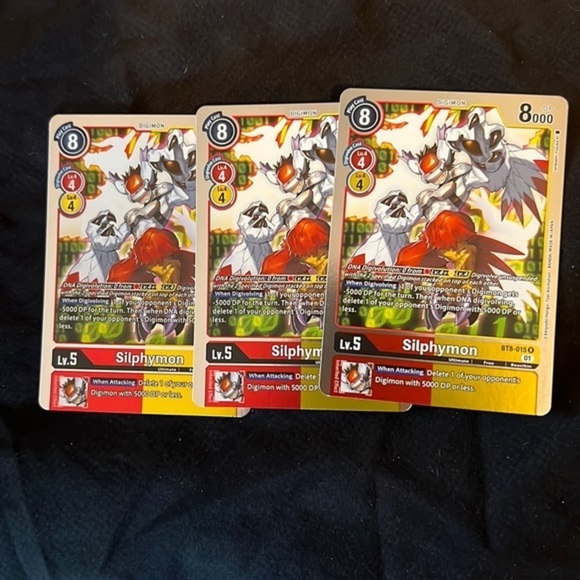 3 copies of Sliphymon - DIGIMON card game - Picture 1 of 1
